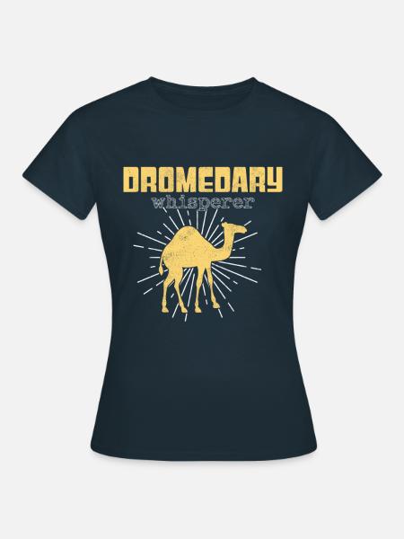 Dromedar Flüsterer - Frauen T-Shirt - Navy
