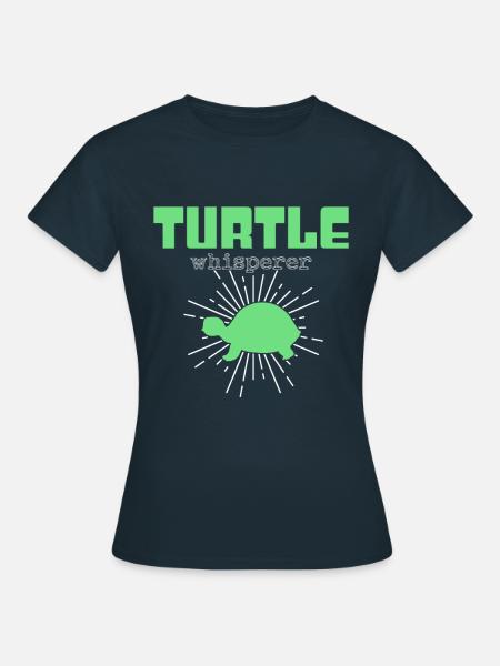 Schildkröten Flüsterer - Frauen T-Shirt - Navy