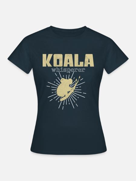 Koala Flüsterer - Frauen T-Shirt - Navy