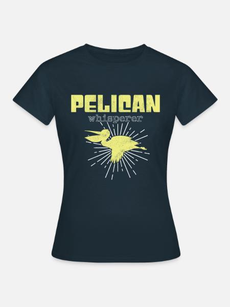 Pelikan Flüsterer - Frauen T-Shirt - Navy