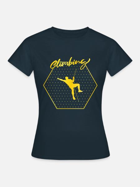 Klettern - Frauen T-Shirt - Navy