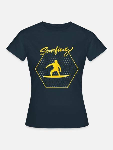 Surfing - Frauen T-Shirt - Navy