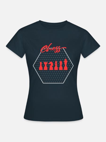Schach - Frauen T-Shirt - Navy