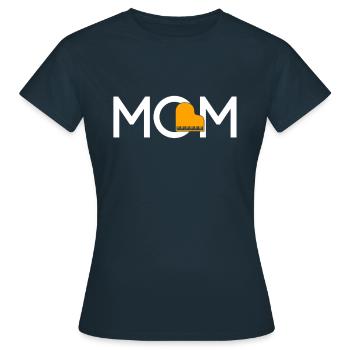 Piano Mama - T-shirt Femme - marine - Devant - AI Model Female 172 dark (172cm)