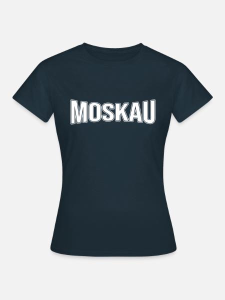Moskau - Frauen T-Shirt - Navy