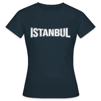 Istanbul - T-shirt Femme - marine - Devant - AI Model Female 172 dark (172cm)