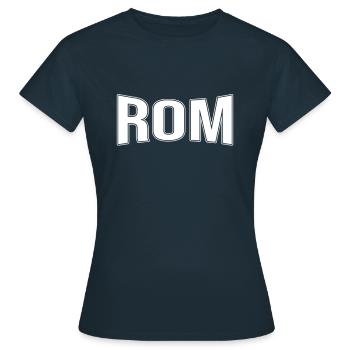Rome - Women's T-Shirt - navy - Front - AI Model Female 172 dark (172cm)