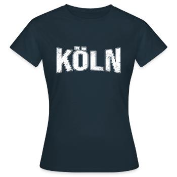 Cologne - T-shirt Femme - marine - Devant - AI Model Female 172 dark (172cm)