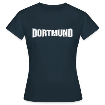 Dortmund - T-shirt Femme - marine - Devant - AI Model Female 172 dark (172cm)