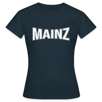 Mayence - T-shirt Femme - marine - Devant - AI Model Female 172 dark (172cm)