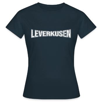 Leverkusen - T-shirt Femme - marine - Devant - AI Model Female 172 dark (172cm)