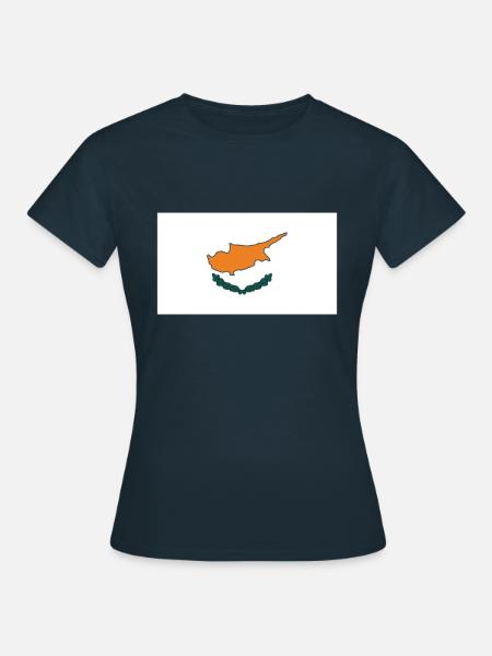 Zypern Flagge - Frauen T-Shirt - Navy