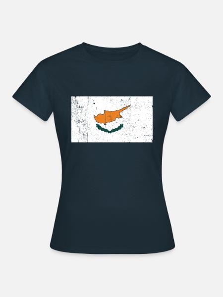 Zypern Flagge - Frauen T-Shirt - Navy