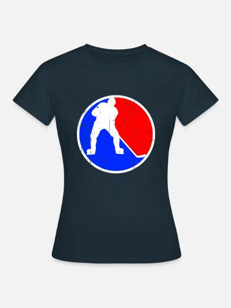 Eishockey Logo - Frauen T-Shirt - Navy