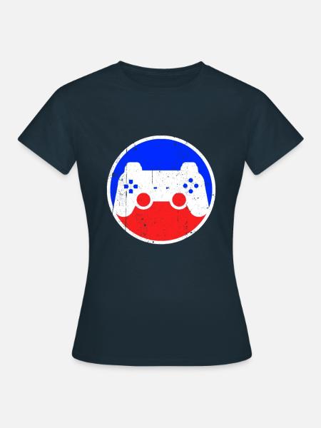 Gaming Logo - Frauen T-Shirt - Navy