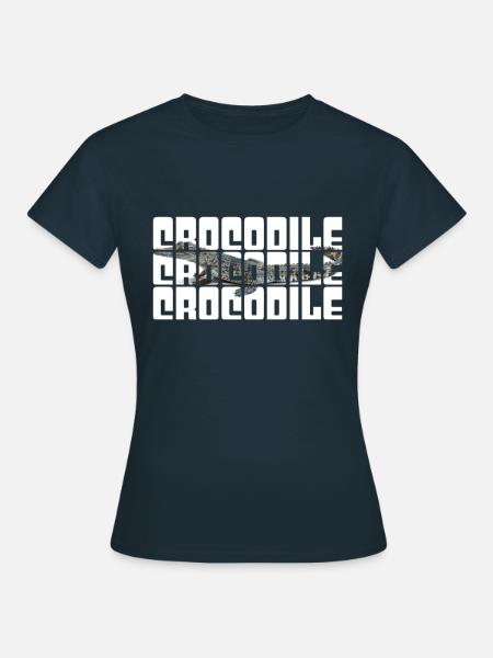 Krokodil - Frauen T-Shirt - Navy