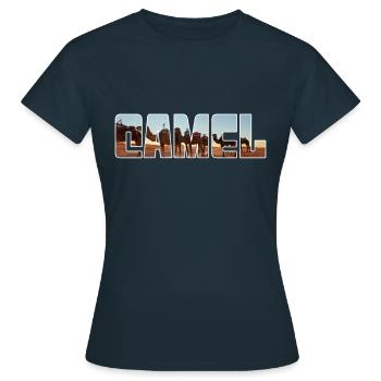Camel - Women's T-Shirt - navy - Front - AI Model Female 172 dark (172cm)