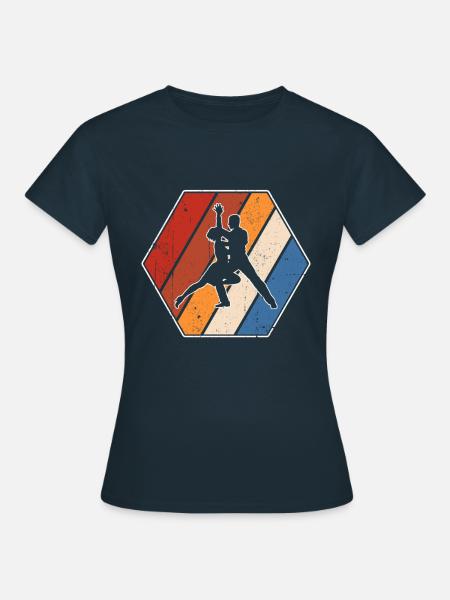 Tanzen Retro - Frauen T-Shirt - Navy