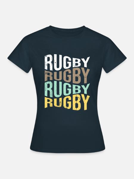 rugby - Frauen T-Shirt - Navy