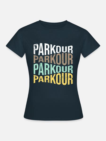 Parkour - Frauen T-Shirt - Navy