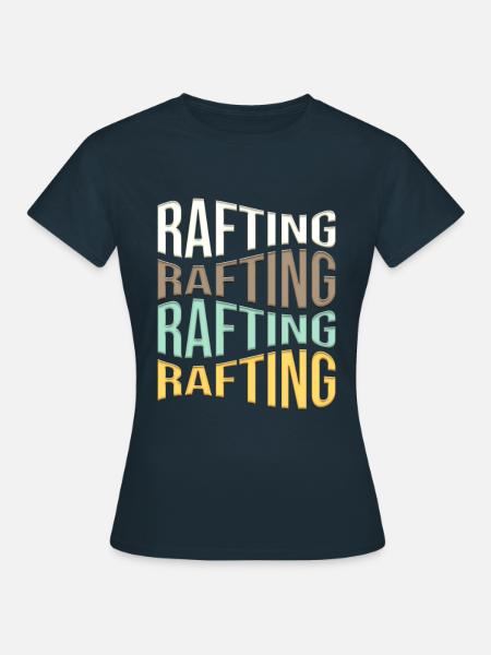 rafting - Frauen T-Shirt - Navy
