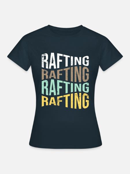 rafting - Frauen T-Shirt - Navy
