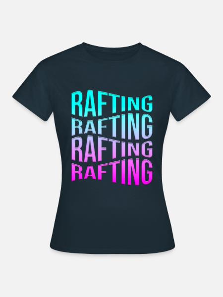 rafting - Frauen T-Shirt - Navy