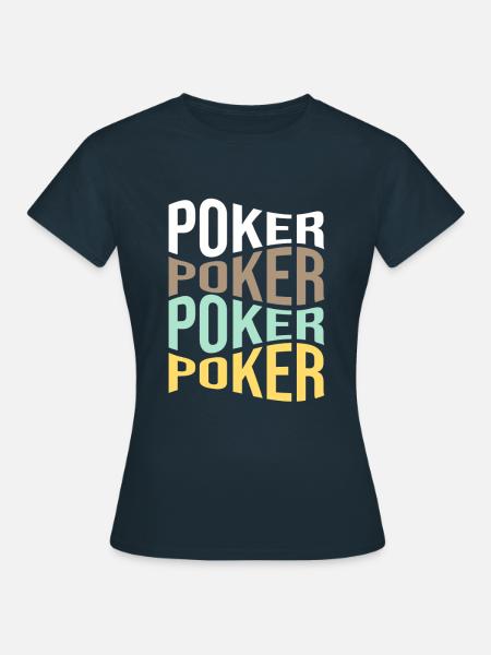 poker - Frauen T-Shirt - Navy