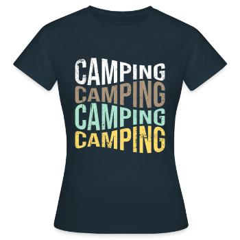 camp - T-shirt Femme - marine - Devant - AI Model Female 172 dark (172cm)