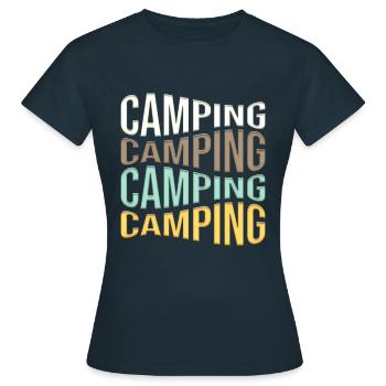 camp - T-shirt Femme - marine - Devant - AI Model Female 172 dark (172cm)