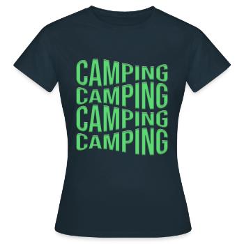 camp - T-shirt Femme - marine - Devant - AI Model Female 172 dark (172cm)