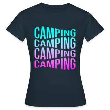 camp - T-shirt Femme - marine - Devant - AI Model Female 172 dark (172cm)