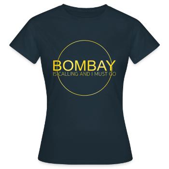 Dicton de Bombay - T-shirt Femme - marine - Devant - AI Model Female 172 dark (172cm)