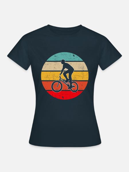 BMX Retro - Frauen T-Shirt - Navy