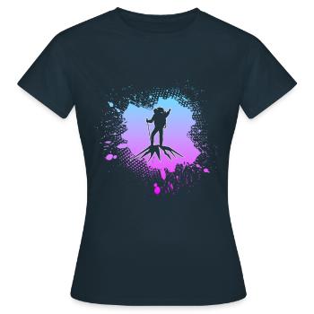 Alpinisme - T-shirt Femme - marine - Devant - AI Model Female 172 dark (172cm)