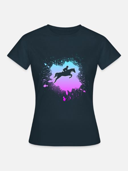 Reitsport - Frauen T-Shirt - Navy