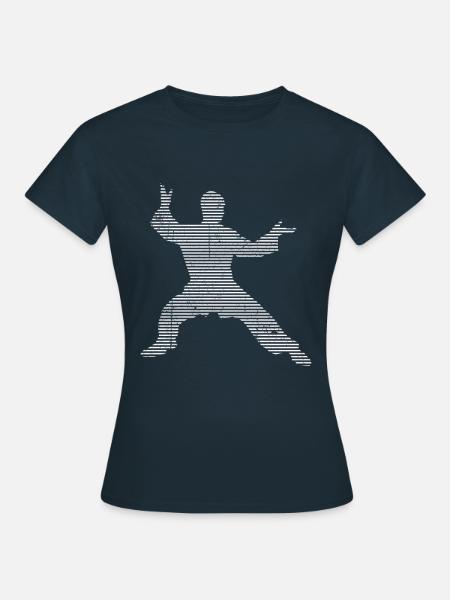 Kampfsport - Frauen T-Shirt - Navy