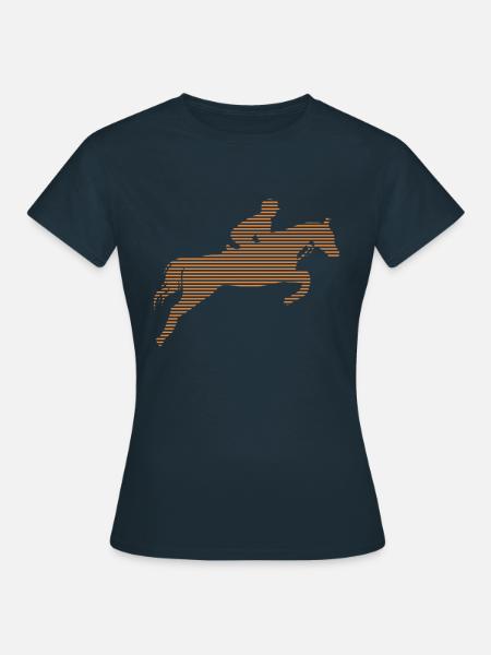 Reitsport - Frauen T-Shirt - Navy