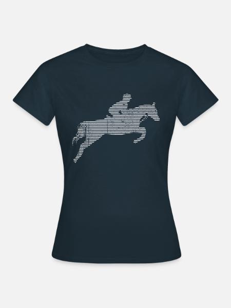 Reitsport - Frauen T-Shirt - Navy