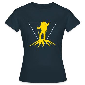 Alpinisme - T-shirt Femme - marine - Devant - AI Model Female 172 dark (172cm)