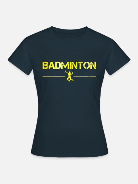 Badminton - Frauen T-Shirt - Navy