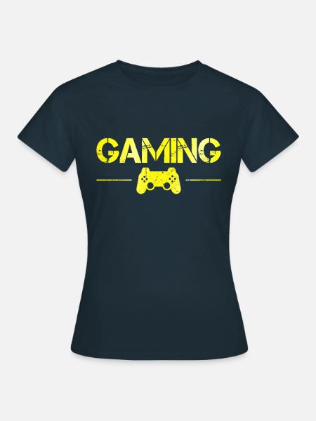 gaming - Frauen T-Shirt - Navy