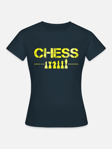 Schach - Frauen T-Shirt - Navy