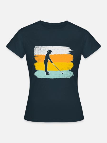 Golf Retro - Frauen T-Shirt - Navy