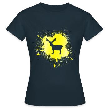 Élan - T-shirt Femme - marine - Devant - AI Model Female 172 dark (172cm)