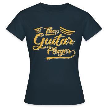 The guitarist - Women's T-Shirt - navy - Front - AI Model Female 172 dark (172cm)