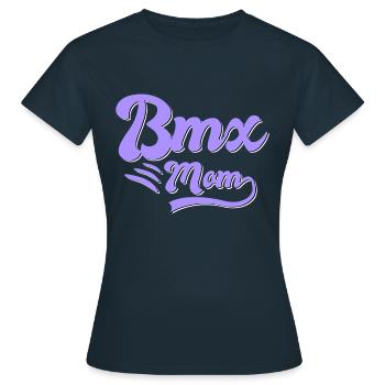 BMX Mama Cadeau - T-shirt Femme - marine - Devant - AI Model Female 172 dark (172cm)