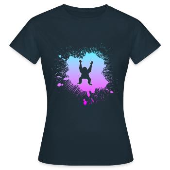 Orang Utan - Frauen T-Shirt - Navy - Vorne - AI Model Female 172 dark (172cm)