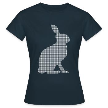 Lièvre - T-shirt Femme - marine - Devant - AI Model Female 172 dark (172cm)