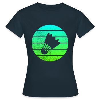 Badminton - T-shirt Femme - marine - Devant - AI Model Female 172 dark (172cm)